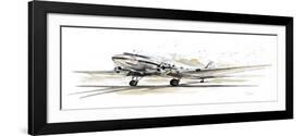 DC3 Airplane-Patricia Pinto-Framed Art Print