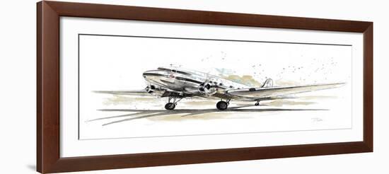 DC3 Airplane-Patricia Pinto-Framed Art Print