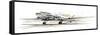 DC3 Airplane-Patricia Pinto-Framed Stretched Canvas