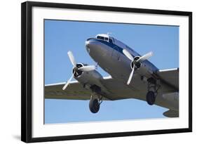 DC3 (Douglas C-47 Dakota), Airshow-David Wall-Framed Photographic Print
