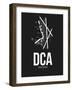 DCA Washington Airport Black-NaxArt-Framed Art Print