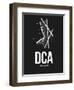 DCA Washington Airport Black-NaxArt-Framed Art Print