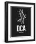 DCA Washington Airport Black-NaxArt-Framed Art Print