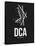 DCA Washington Airport Black-NaxArt-Framed Stretched Canvas