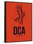 DCA Washington Airport Orange-NaxArt-Framed Stretched Canvas