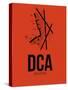 DCA Washington Airport Orange-NaxArt-Stretched Canvas