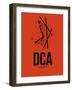 DCA Washington Airport Orange-NaxArt-Framed Art Print