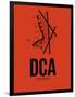 DCA Washington Airport Orange-NaxArt-Framed Art Print