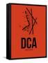 DCA Washington Airport Orange-NaxArt-Framed Stretched Canvas