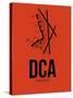 DCA Washington Airport Orange-NaxArt-Stretched Canvas