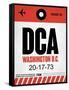 DCA Washington Luggage Tag 1-NaxArt-Framed Stretched Canvas