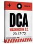 DCA Washington Luggage Tag 1-NaxArt-Stretched Canvas