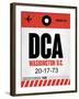 DCA Washington Luggage Tag 1-NaxArt-Framed Art Print