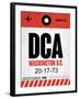 DCA Washington Luggage Tag 1-NaxArt-Framed Art Print