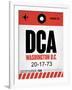 DCA Washington Luggage Tag 1-NaxArt-Framed Art Print