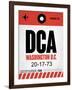 DCA Washington Luggage Tag 1-NaxArt-Framed Art Print