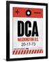 DCA Washington Luggage Tag 1-NaxArt-Framed Art Print