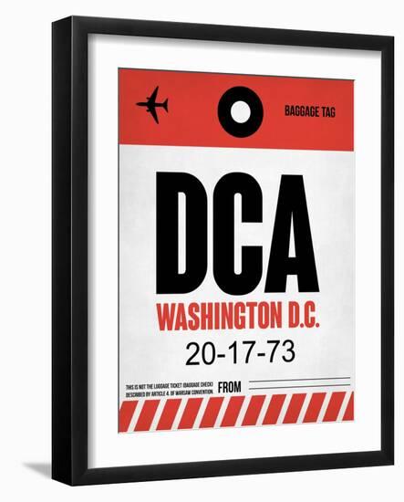 DCA Washington Luggage Tag 1-NaxArt-Framed Art Print