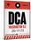 DCA Washington Luggage Tag 1-NaxArt-Mounted Art Print