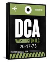 DCA Washington Luggage Tag 2-NaxArt-Framed Stretched Canvas