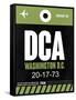 DCA Washington Luggage Tag 2-NaxArt-Framed Stretched Canvas