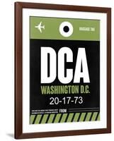 DCA Washington Luggage Tag 2-NaxArt-Framed Art Print