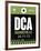 DCA Washington Luggage Tag 2-NaxArt-Framed Art Print