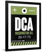 DCA Washington Luggage Tag 2-NaxArt-Framed Art Print