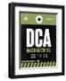 DCA Washington Luggage Tag 2-NaxArt-Framed Art Print