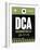 DCA Washington Luggage Tag 2-NaxArt-Framed Art Print