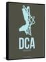 DCA Washington Poster 1-NaxArt-Framed Stretched Canvas