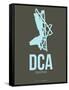 DCA Washington Poster 1-NaxArt-Framed Stretched Canvas