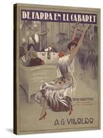 De Farra En El Cabaret Tango Sheet Music Cover-null-Stretched Canvas