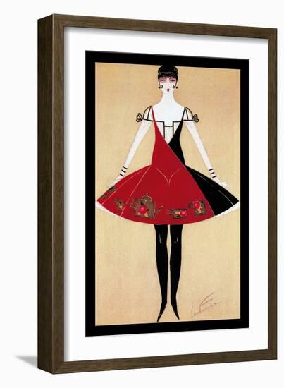 De Feure Deco-Vintage Lavoie-Framed Giclee Print