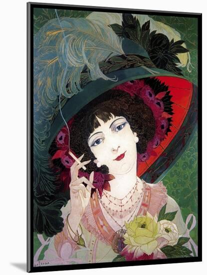 De Feure Smoker Portrait I-Vintage Lavoie-Mounted Giclee Print