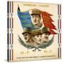 De Gaulle, Leclerc, Catroux and Koenig, Free French Military Commanders-null-Stretched Canvas