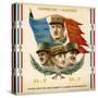 De Gaulle, Leclerc, Catroux and Koenig, Free French Military Commanders-null-Stretched Canvas