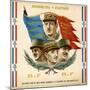 De Gaulle, Leclerc, Catroux and Koenig, Free French Military Commanders-null-Mounted Art Print