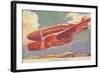 De Havilland Comet, British Racing Aircraft-null-Framed Giclee Print