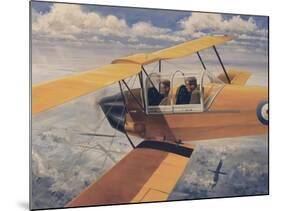 De Havilland Dh.82 Tiger Moth Basic Trainer Biplane from the 1930'S-null-Mounted Art Print