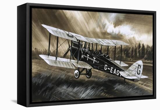 De Havilland DH98 of Aircraft Transport and Transport-Wilf Hardy-Framed Stretched Canvas