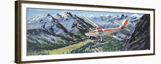 De Havilland Twin Otter-Graham Coton-Framed Premium Giclee Print