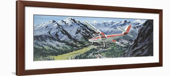 De Havilland Twin Otter-Graham Coton-Framed Premium Giclee Print