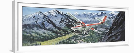 De Havilland Twin Otter-Graham Coton-Framed Premium Giclee Print