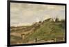 De heuvel van Montmartre met steengroeve / The hill of Montmartre with stone quarry. Date/Period...-VINCENT VAN GOGH-Framed Poster