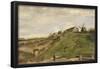 De heuvel van Montmartre met steengroeve / The hill of Montmartre with stone quarry. Date/Period...-VINCENT VAN GOGH-Framed Poster