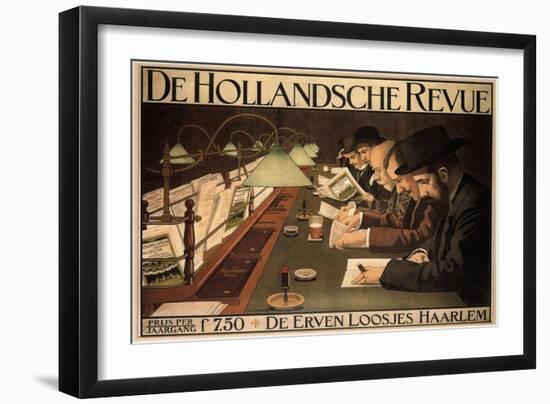 De Hollandsche Revue, 1899-Johann Georg van Caspel-Framed Giclee Print