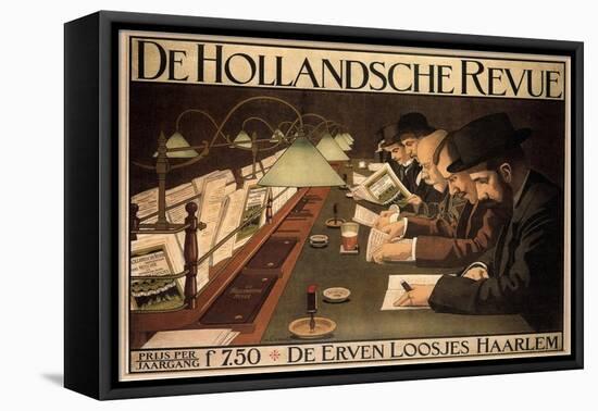 De Hollandsche Revue, 1899-Johann Georg van Caspel-Framed Stretched Canvas