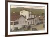 De la Guerra Street, Santa Barbara, California-null-Framed Art Print