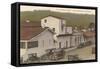 De la Guerra Street, Santa Barbara, California-null-Framed Stretched Canvas